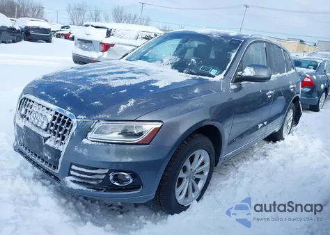 2014 Audi Q5 2.0T Premium from USA, damaged, VIN WA1LFAFP0EA034988